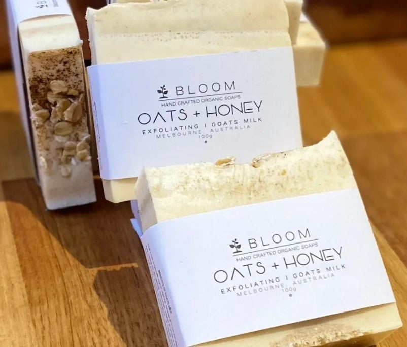 Oats and Honey Soap Bar - by Bloom Organic Soap