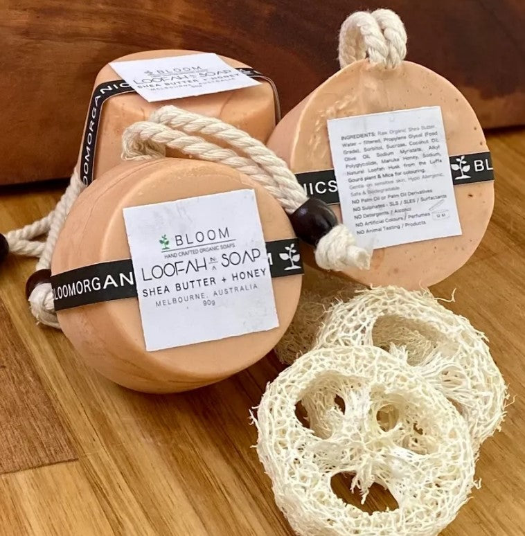 Loofah in a Soap - by Bloom Organic Soap